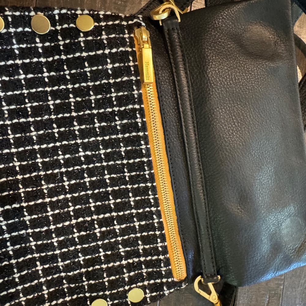 Hammitt VIP Leather and Midnight Trellis Tweed - Picture 6 of 9